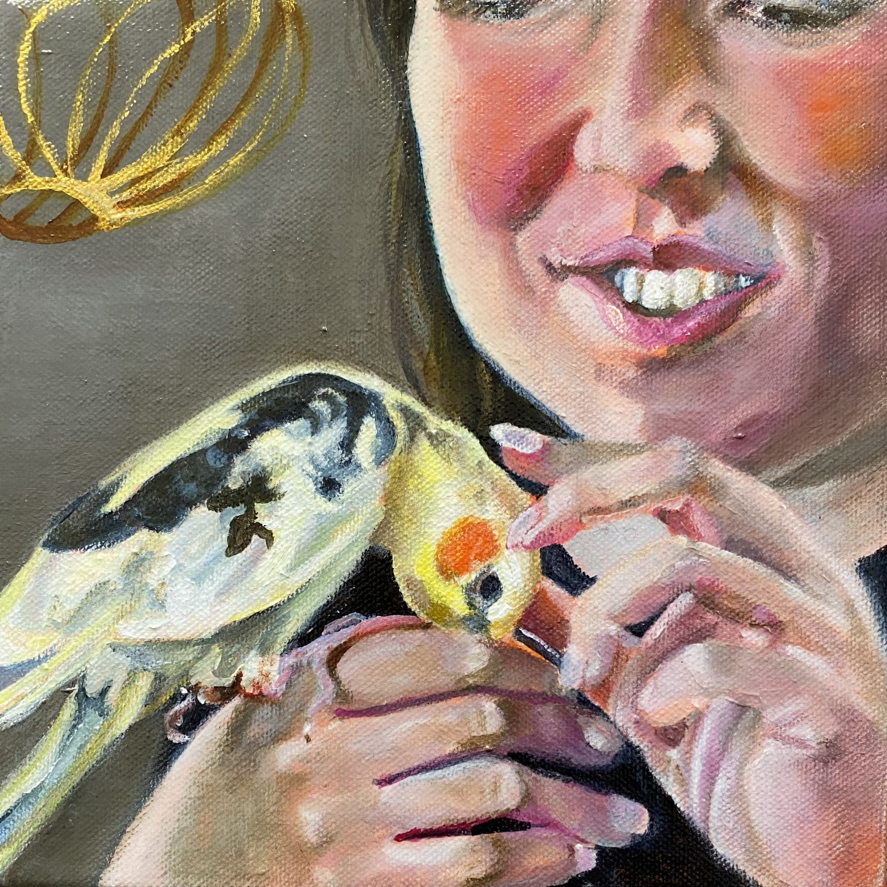 Girl and Bird